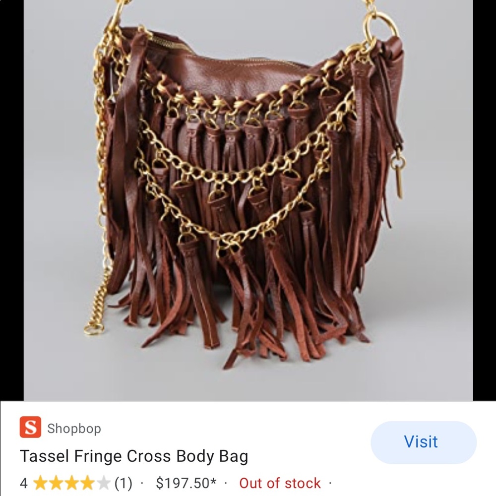 Foley and Corina fringe leather bag